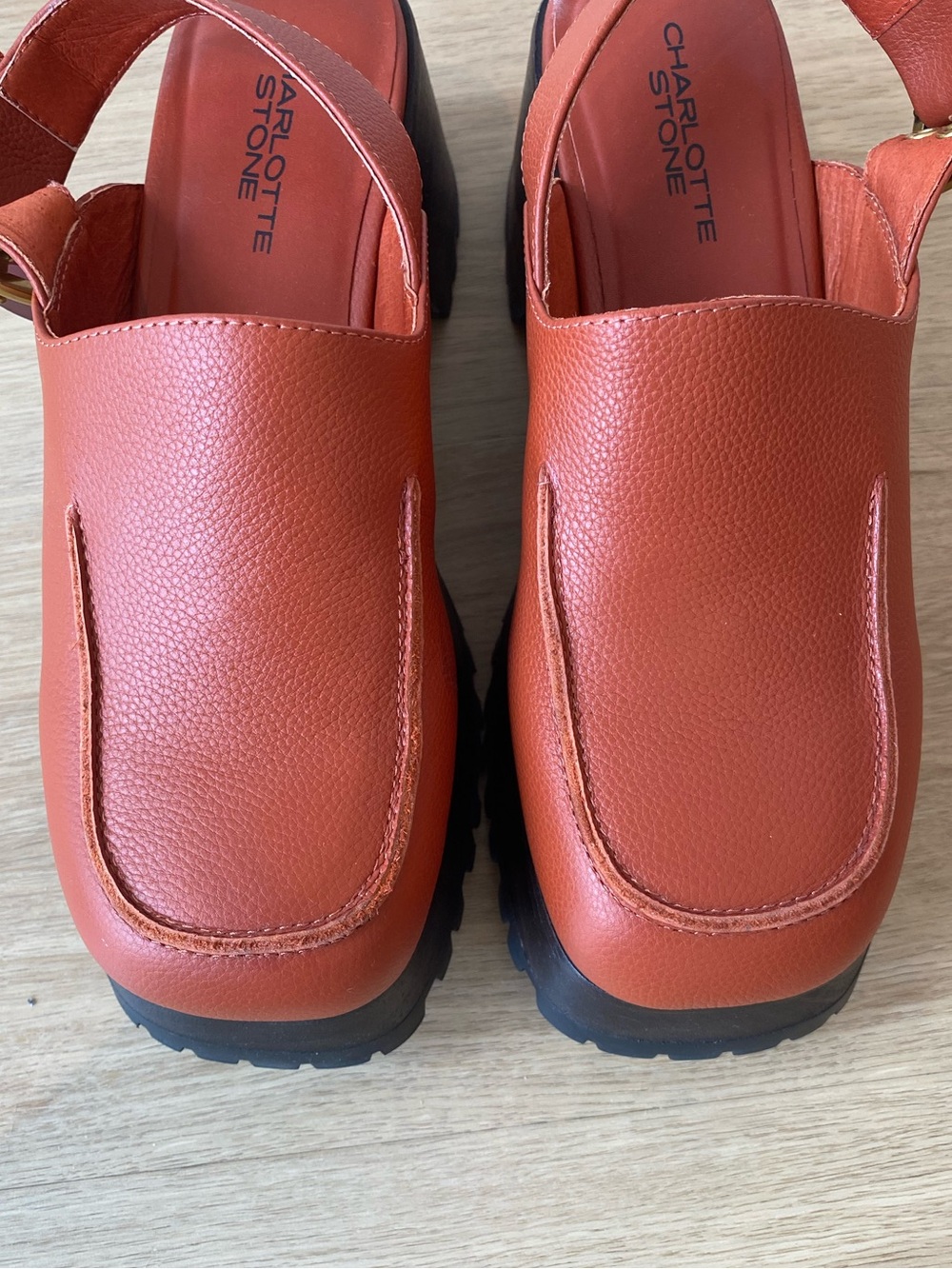 Charlotte Stone “Carlos” sienna slingback clog - Picture 4 of 7